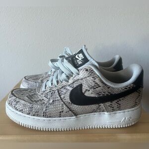 Nike Air Force 1 Snakeskin Sneakers